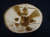 P-51 Head On Wall Plaque